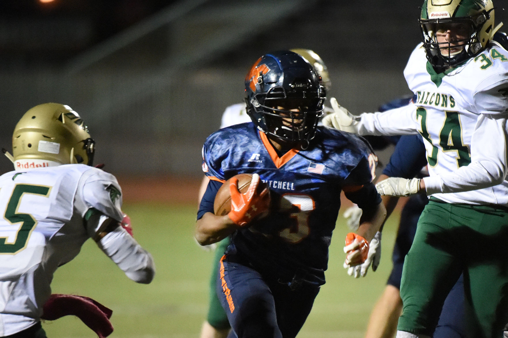 PHOTOS: Mitchell Marauders (7) Falcon High School Falcons (41)
